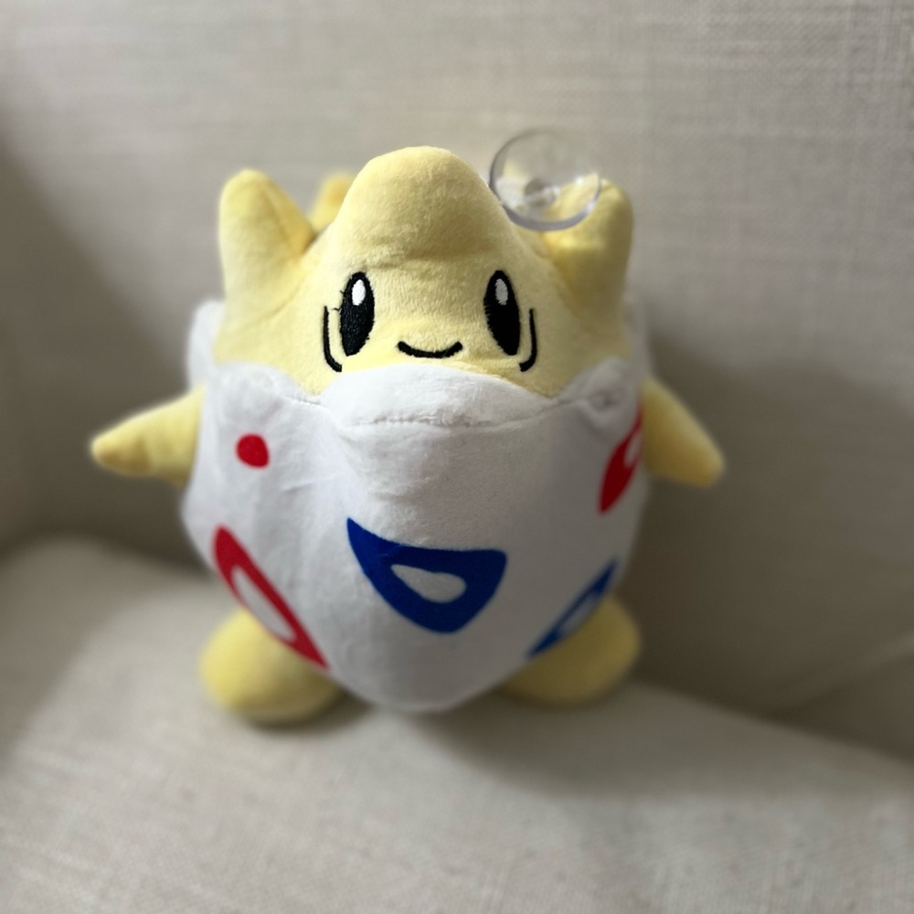 Togepi Plush Toy - Yellow and White